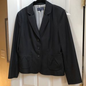 EUC Fitted Gray Suit Jacket | Size 12
